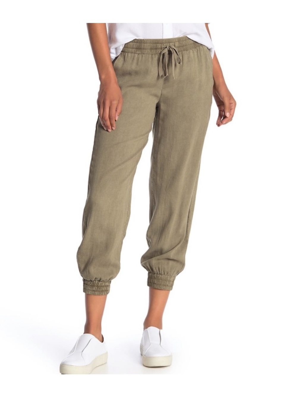 Cloth & Stone Joggers Pockets Lyocell Blend Size Medium